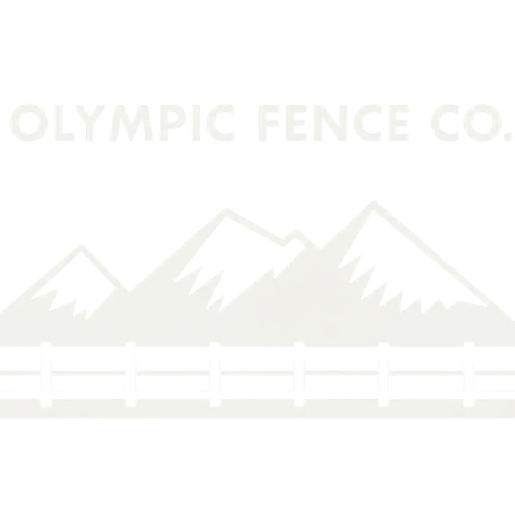 Olympic Fence Co. logo featuring stylized mountains and a fence, representing fencing solutions for homeowners in Newburyport, MA.